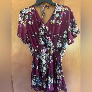 Exhilaration floral romper